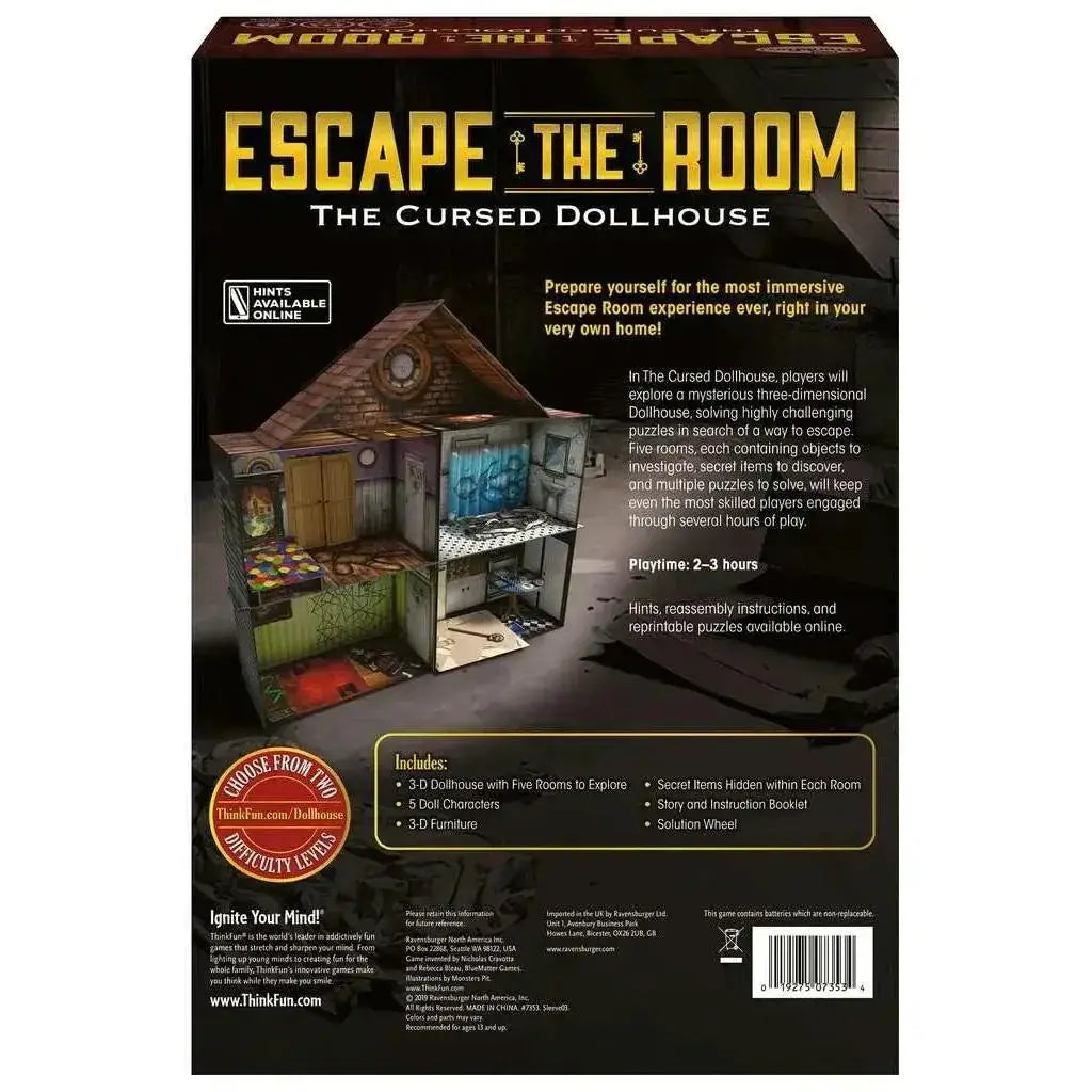 Cursed Dollhouse Escape Room Thrilling Puzzle Challenge - ToylandEU