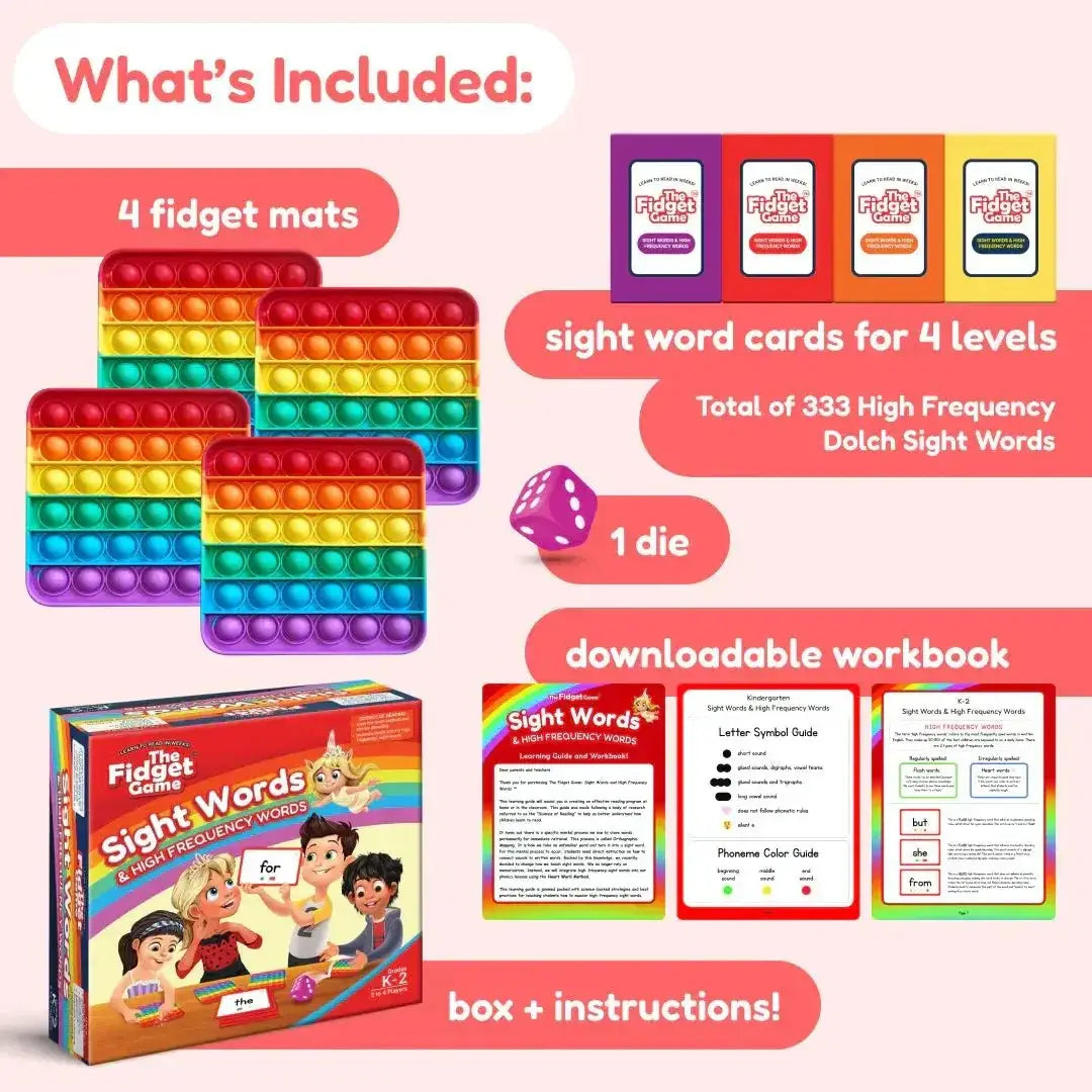 The Fidget Game: Sight Words Edition - The Fidget Games