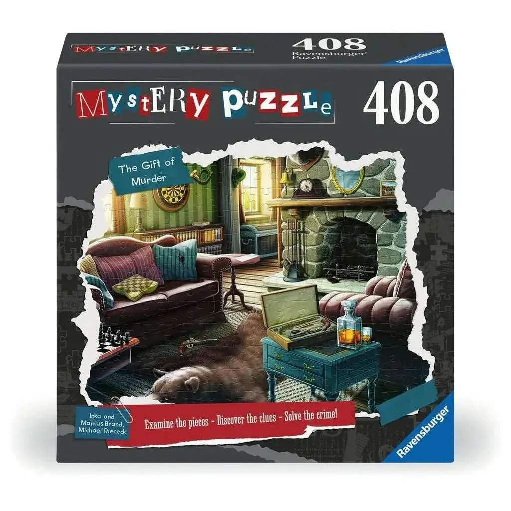 The Gift of Murder 408 Piece Mystery Jigsaw Puzzle Ravensburger - ToylandEU