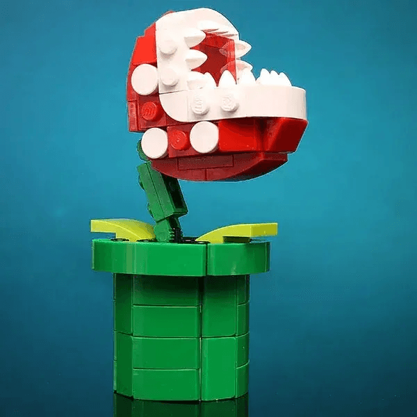 Hungry Plant Custom LEGO Kit With 115 Bricks And Instructions - ToylandEU