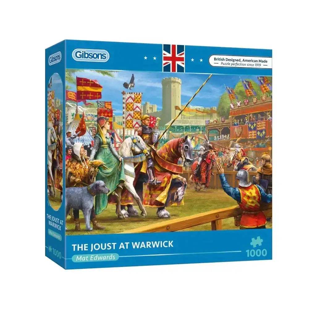 The Joust at Warwick 1000 Piece Jigsaw Puzzle Deluxe - ToylandEU