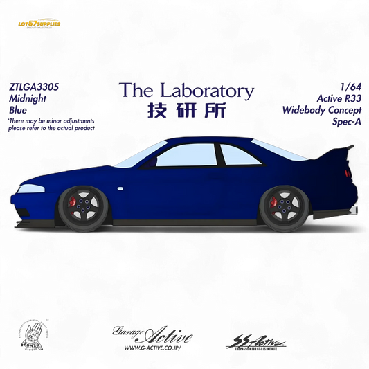  The Laboratory x ZONZO Nissan R33 Widebody ZTLGA3305 1:64 -  ToylandEU™