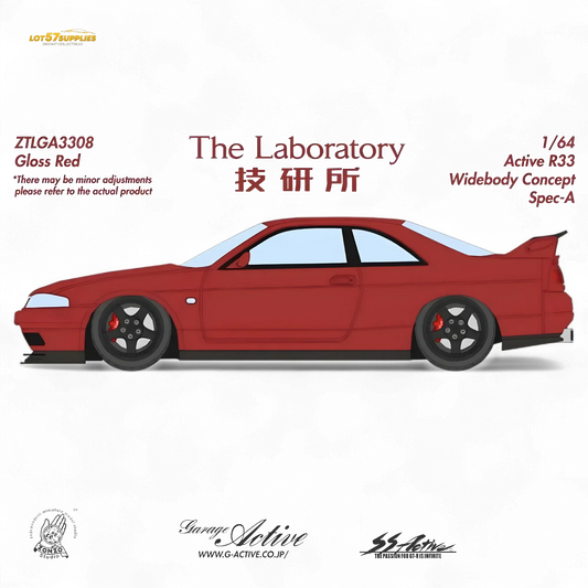  The Laboratory x ZONZO Nissan R33 Widebody ZTLGA3308 1:64 -  ToylandEU™