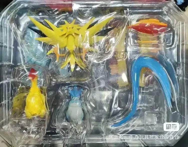 The Legendary Bird Articuno Moltres Zapdos Figurines, Pokemon Anime Figures Cute Model Toys - ToylandEU