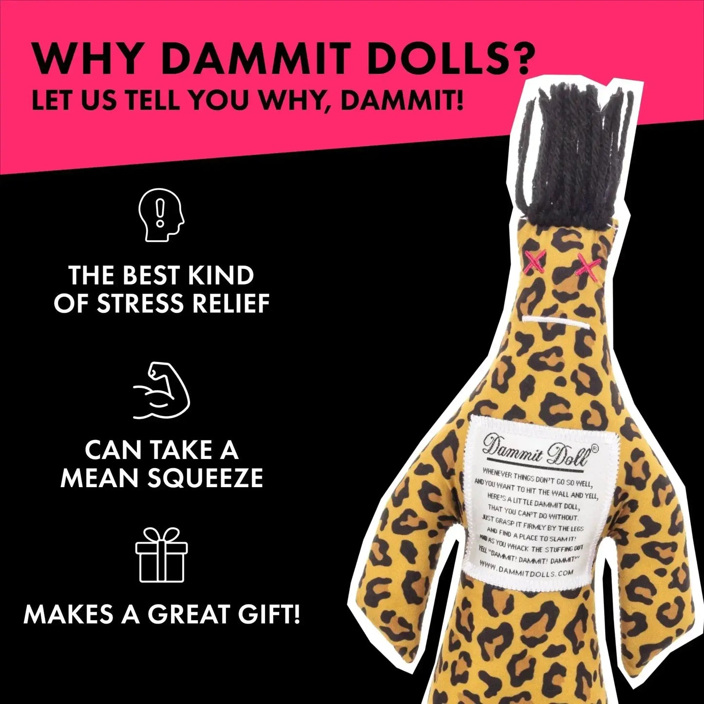 The Leopard Print Doll - Dammit Dolls