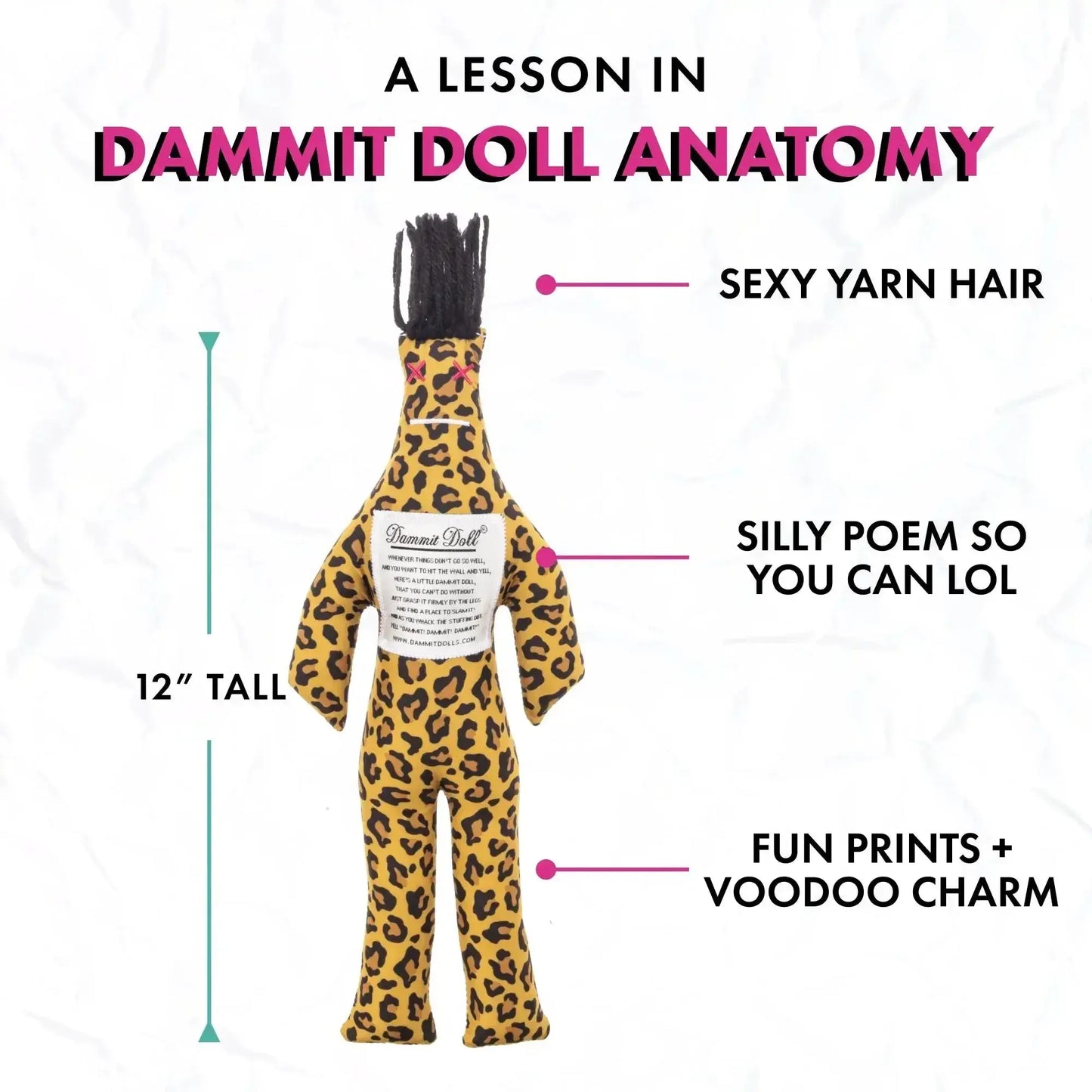 The Leopard Print Doll - Dammit Dolls