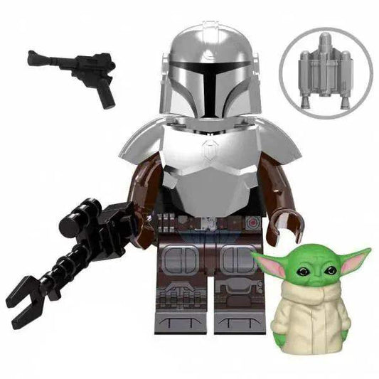  Mandalorian Lego Minifigure Din Djarin And Grogu Pair -  ToylandEU™