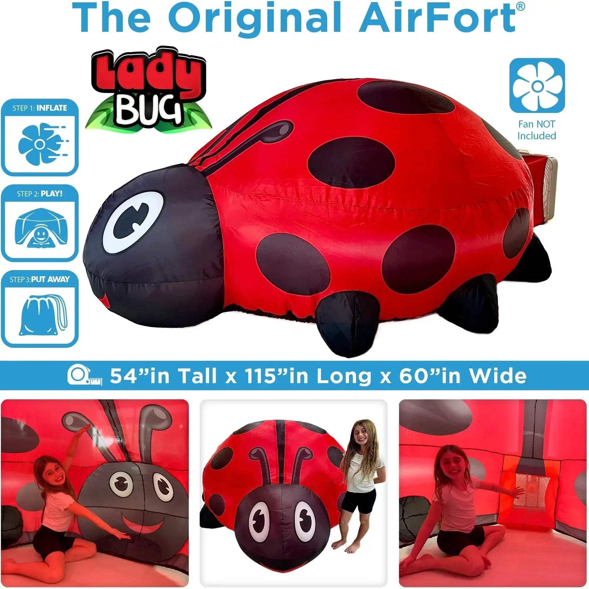 The Original AirFort - Ladybug - ToylandEU