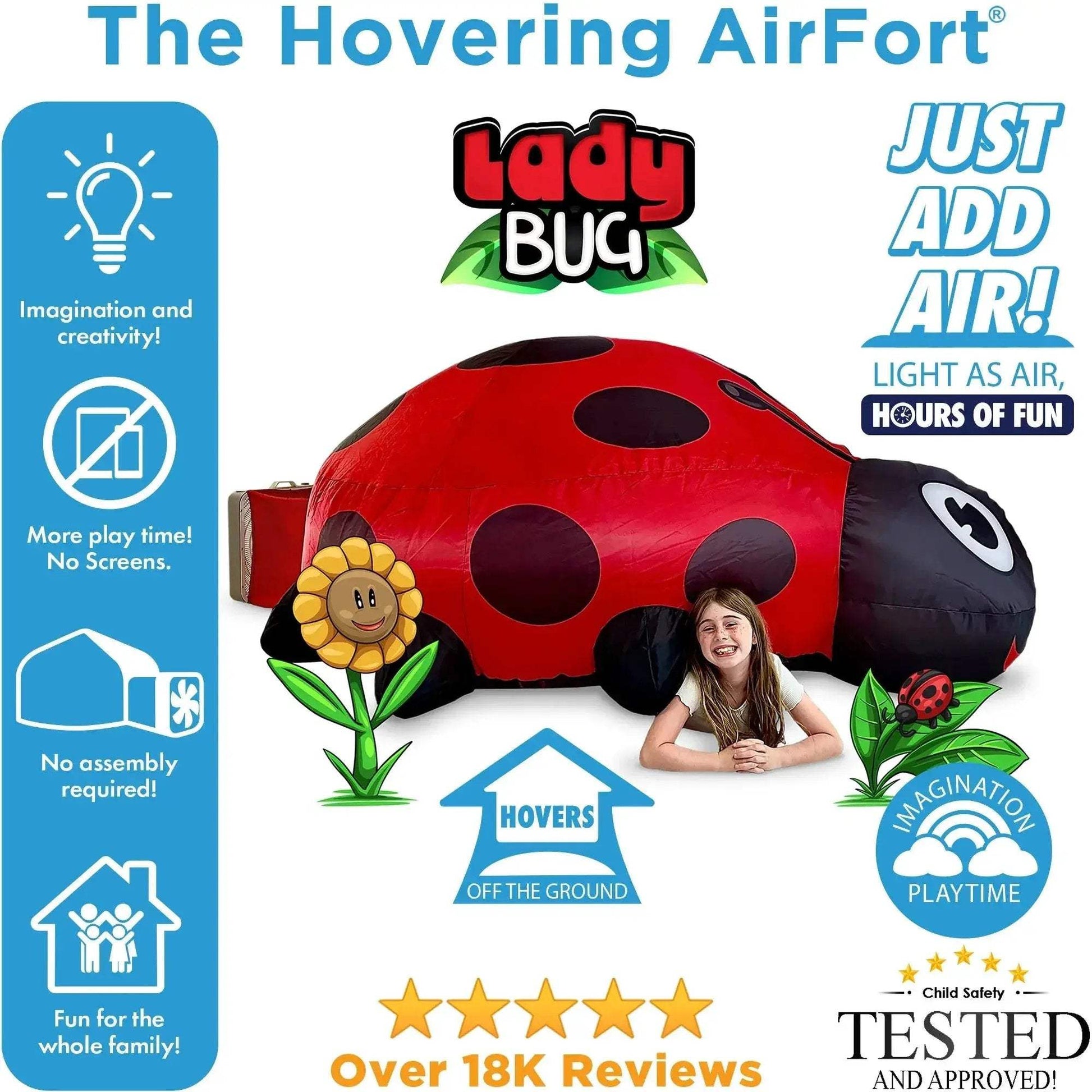 The Original AirFort - Ladybug - ToylandEU