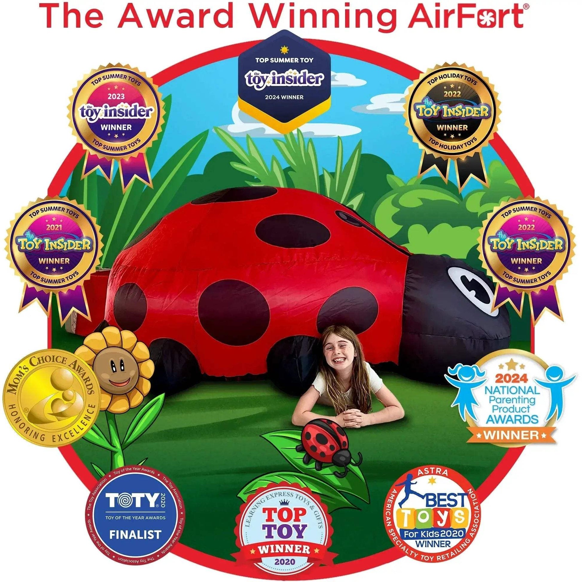 The Original AirFort - Ladybug - ToylandEU
