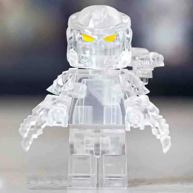The Predator Transparent 1987 Original Film Version Lego Minifigures Custom Toys - Minifigure Toys