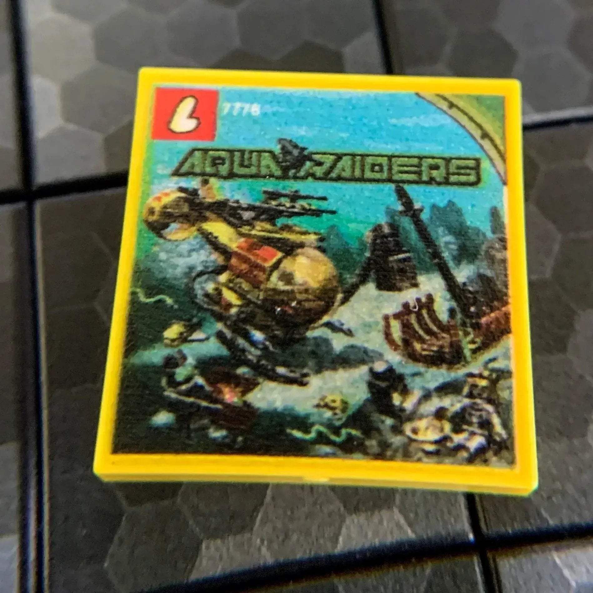 Custom LEGO 2x2 Tile Shipwreck Aqua Raiders Print Artwork - ToylandEU