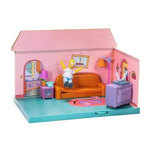 The Simpsons House Living Room Diorama Playset - ToyShnip