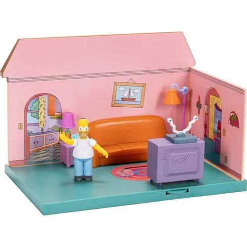 The Simpsons House Living Room Diorama Playset - ToyShnip
