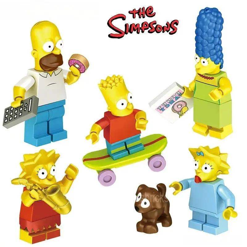  Simpsons Minifigures 5 Pack Lego Compatible Collectible -  ToylandEU™