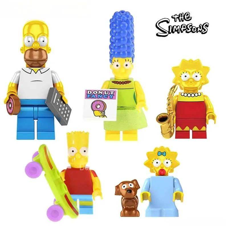  Simpsons Minifigures 5 Pack Lego Compatible Collectible -  ToylandEU™