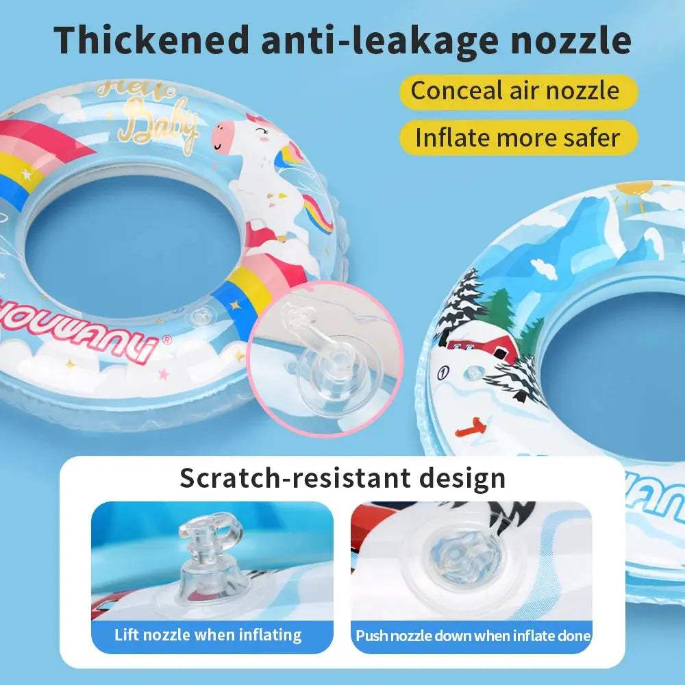 Thick PVC Baby Underarm Swim Float Leakproof Valve -  ToylandEU™
