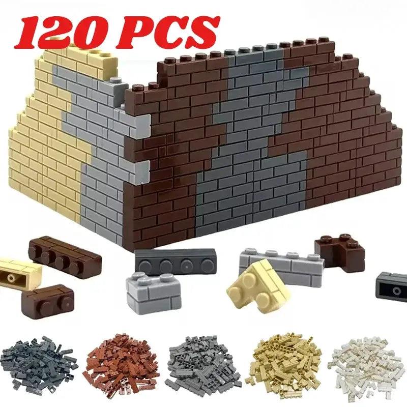  Thick Wall Bricks Lego Compatible DIY Building Blocks 120Pcs -  ToylandEU™