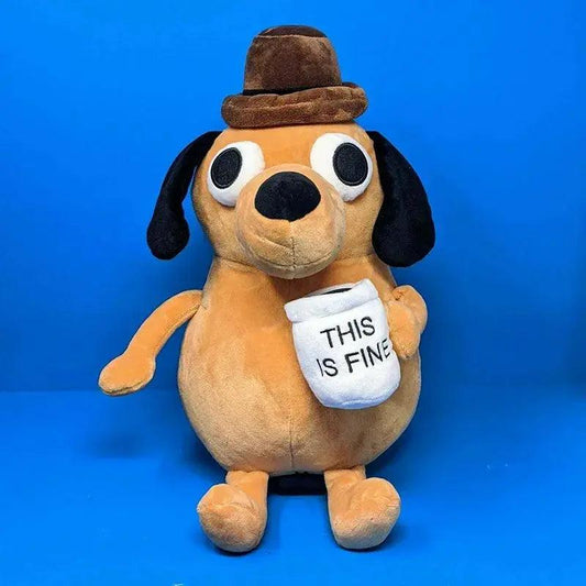  This Is Fine Meme Dog Plush Toy For Kids -  ToylandEU™