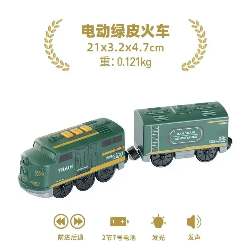 Thomas And Brio Compatible Wooden Train Set With Durable Cars - ToylandEU