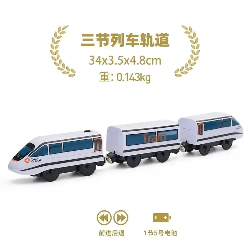 Thomas And Brio Compatible Wooden Train Set With Durable Cars - ToylandEU