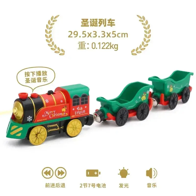 Thomas And Brio Compatible Wooden Train Set With Durable Cars - ToylandEU