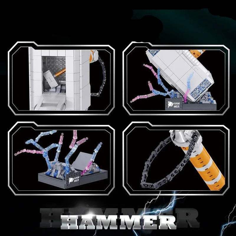 Thor Hammer Building Blocks Puzzle Toy For Kids Gift Set - ToylandEU
