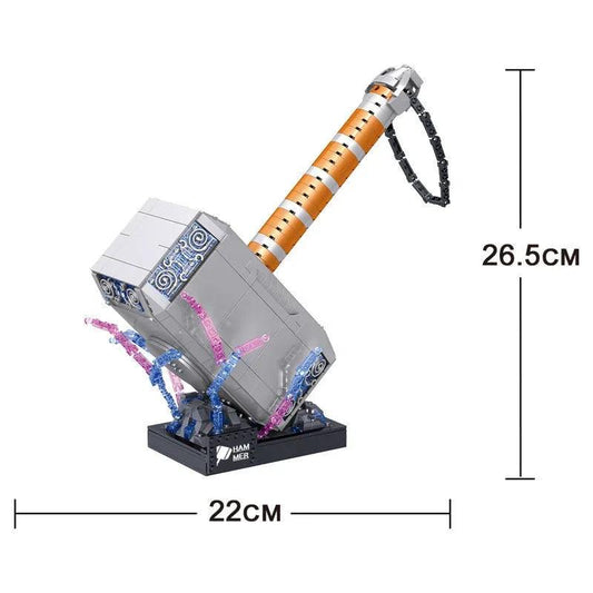  Thor Hammer Building Blocks Puzzle Toy Gift Set No BPA -  ToylandEU™