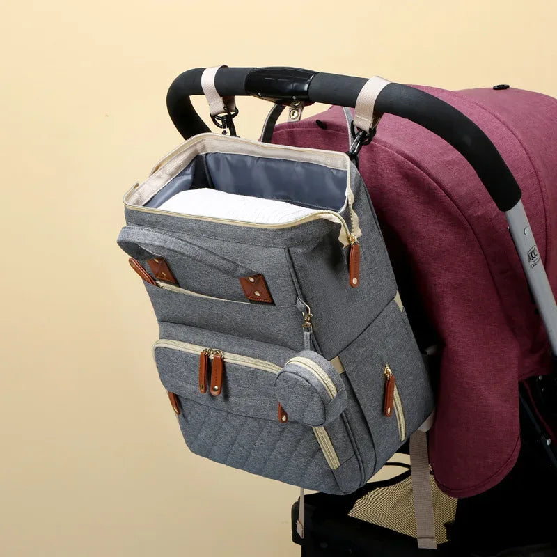 Three In One Diaper Bag Backpack With Foldable Changing Pad - ToylandEU