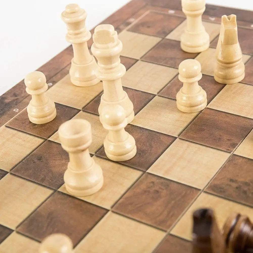  Three In One Portable Board Games Set Travel Ready -  ToylandEU™
