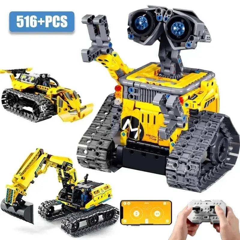 Three In One RC Robot Transforming Car Building Blocks Kit - ToylandEU