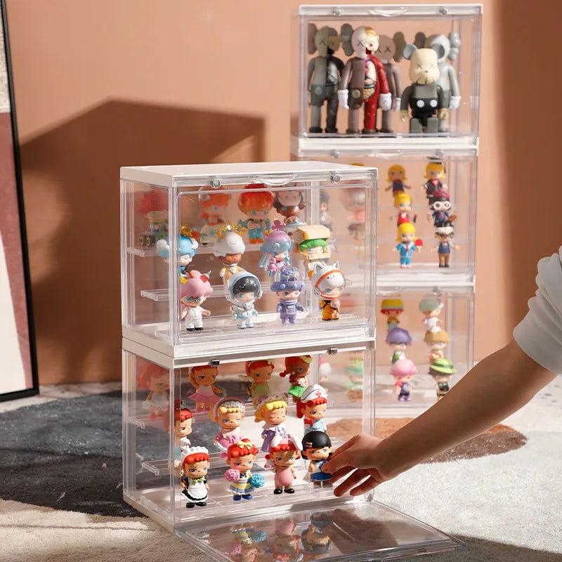 Three-Layer Display Case for Anime Figures, Action Figures, And All Other Collections 