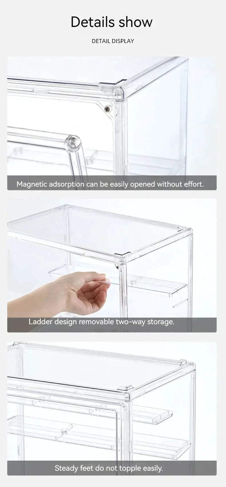 Three-Layer Acrylic Display Case For Anime Figures - ToylandEU