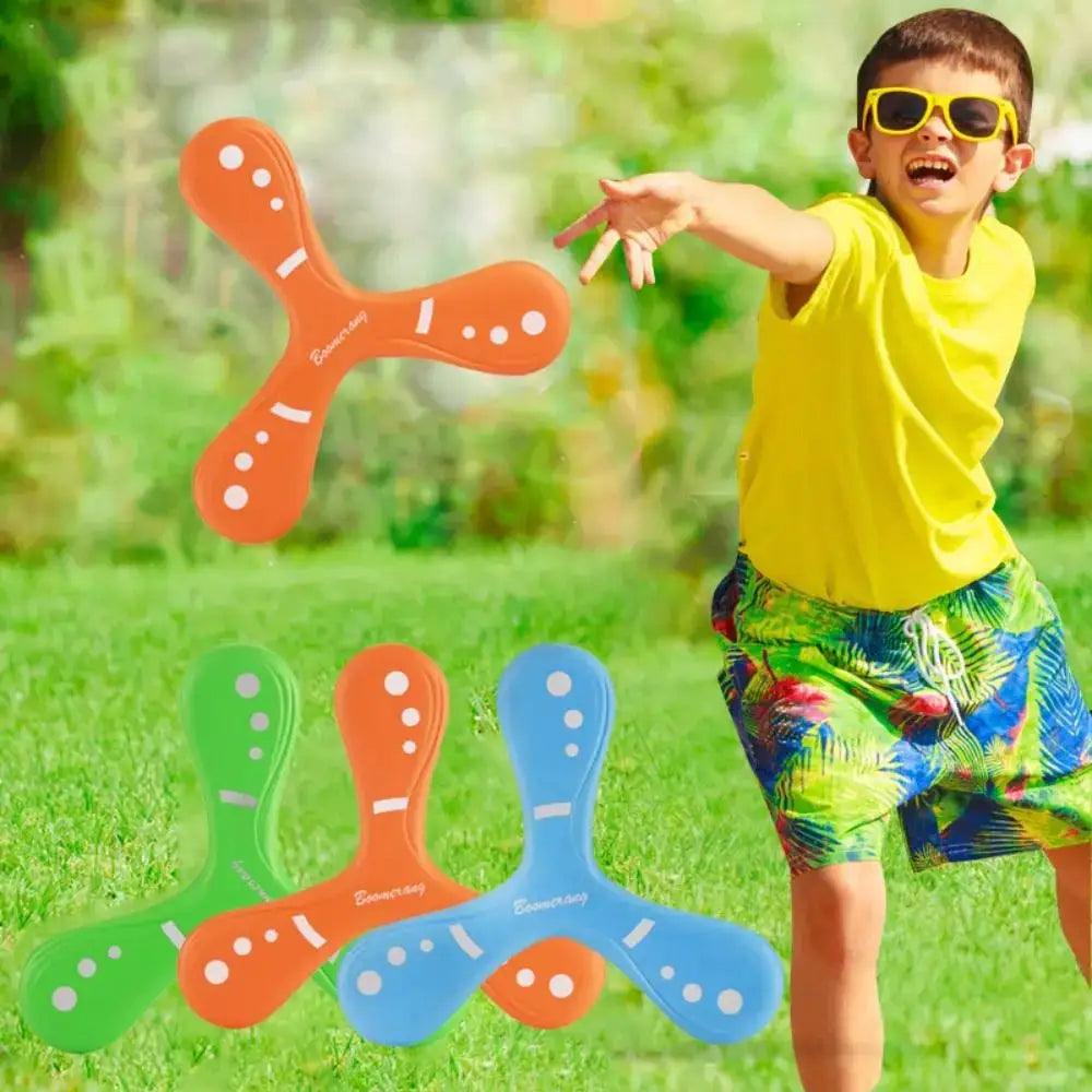  Three Leaf Boomerang Toy Outdoor Fun Fast Returning -  ToylandEU™