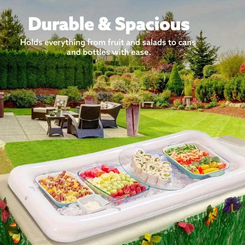  Three Pack Inflatable Serving Trays For Beach And Pool -  ToylandEU™