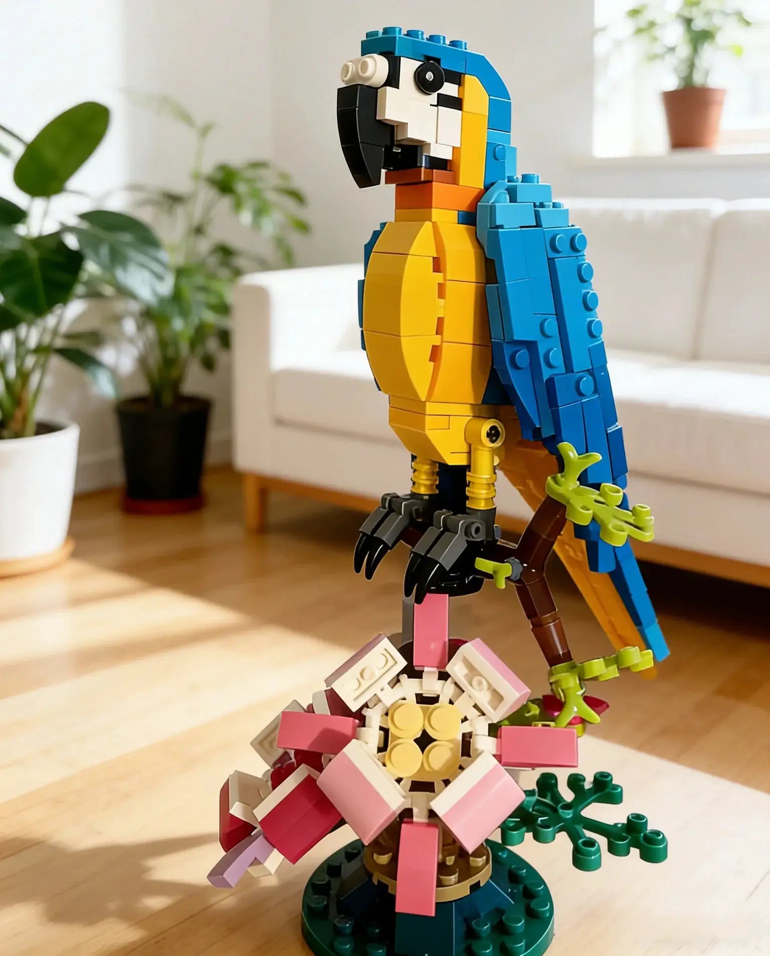Three in One Parrot Building Toy Set Transforms into Animals - ToylandEU