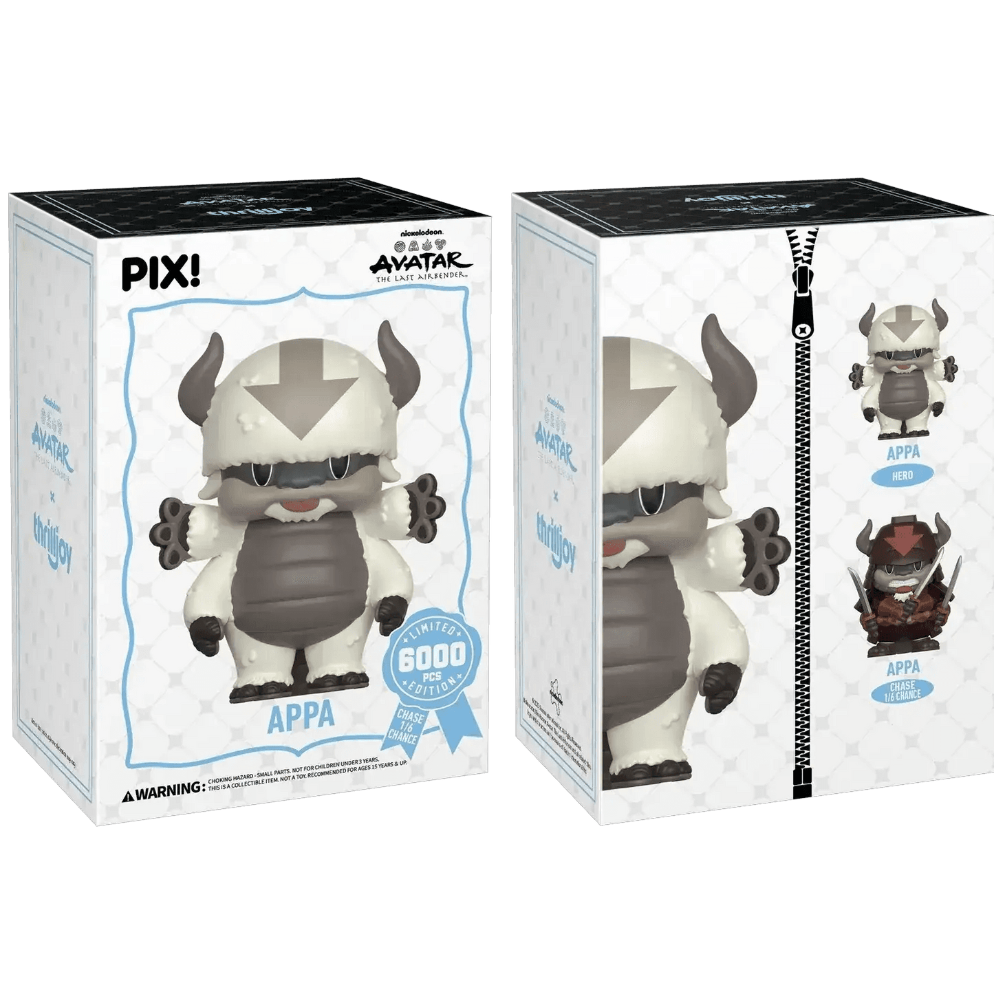 [Thrilljoy] Avatar The Last Airbender - Appa LE6000 PIX Vinyl Figure (1 in 6 Chance at Chase) - ToylandEU