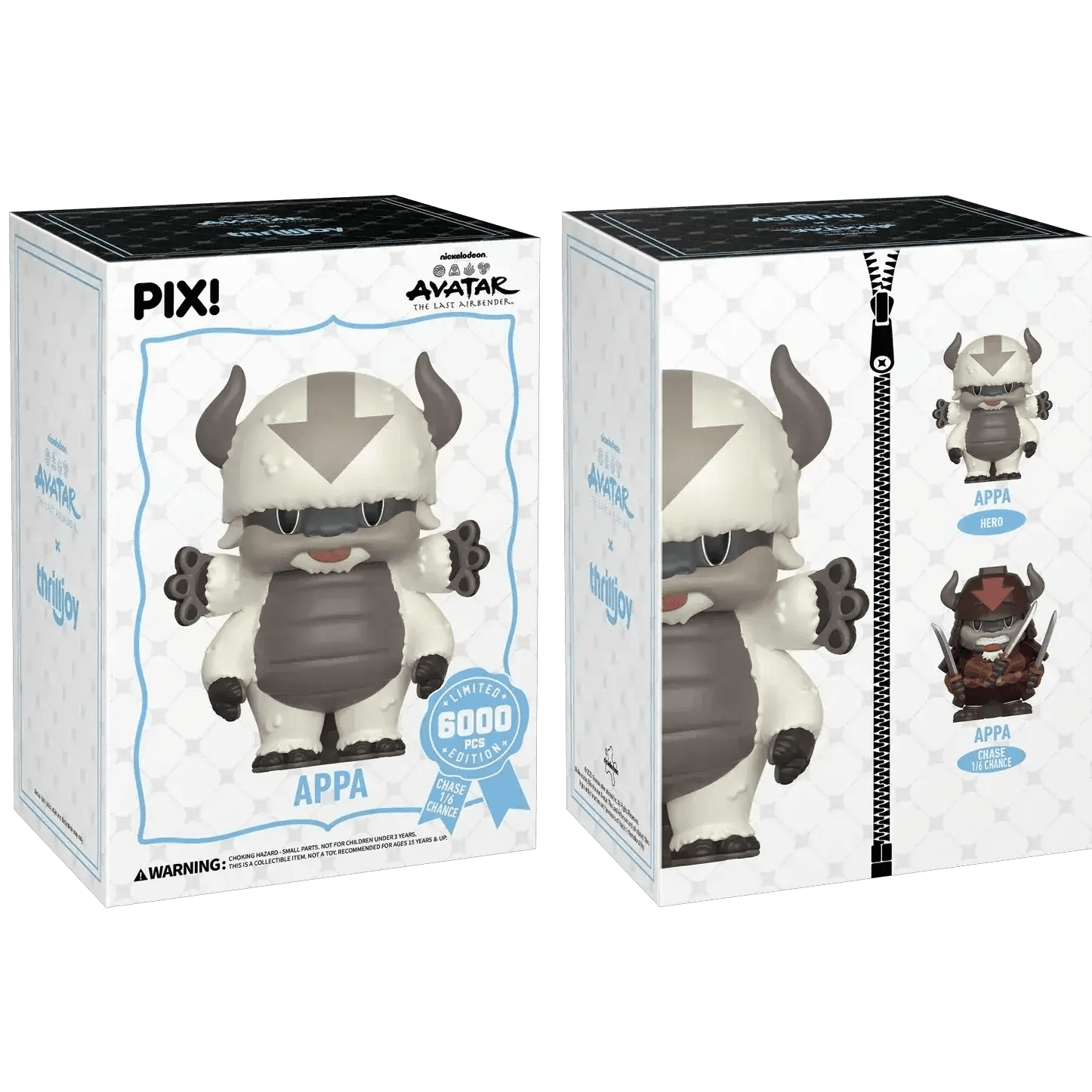 [Thrilljoy] Avatar The Last Airbender - Appa LE6000 PIX Vinyl Figure (1 in 6 Chance at Chase) - ToylandEU