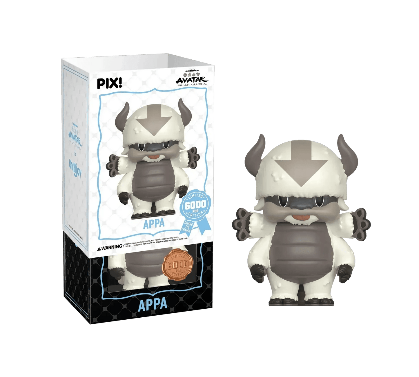 [Thrilljoy] Avatar The Last Airbender - Appa LE6000 PIX Vinyl Figure (1 in 6 Chance at Chase) - ToylandEU