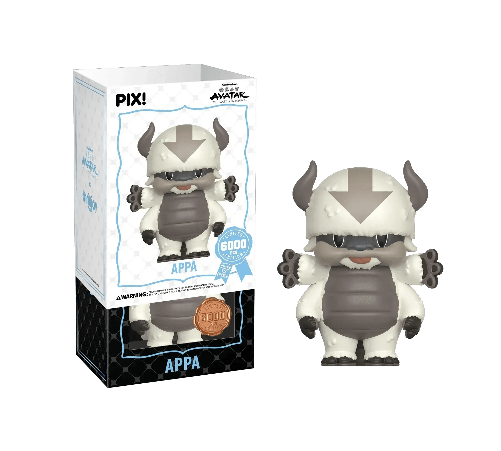 [Thrilljoy] Avatar The Last Airbender - Appa LE6000 PIX Vinyl Figure (1 in 6 Chance at Chase) - ToylandEU