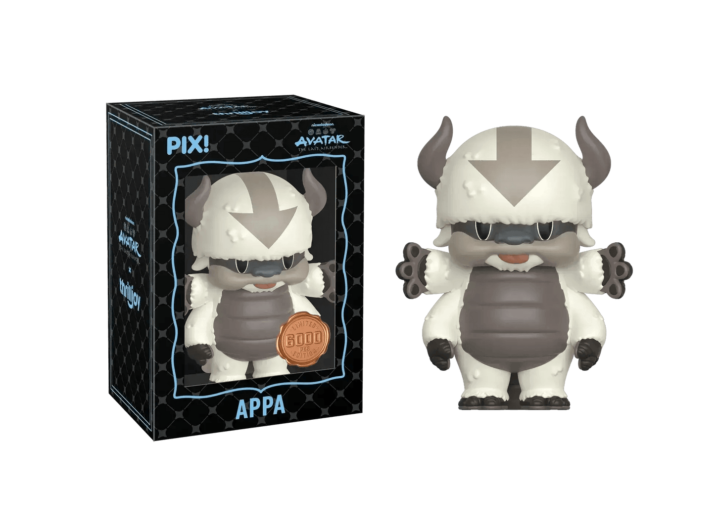 [Thrilljoy] Avatar The Last Airbender - Appa LE6000 PIX Vinyl Figure (1 in 6 Chance at Chase) - ToylandEU