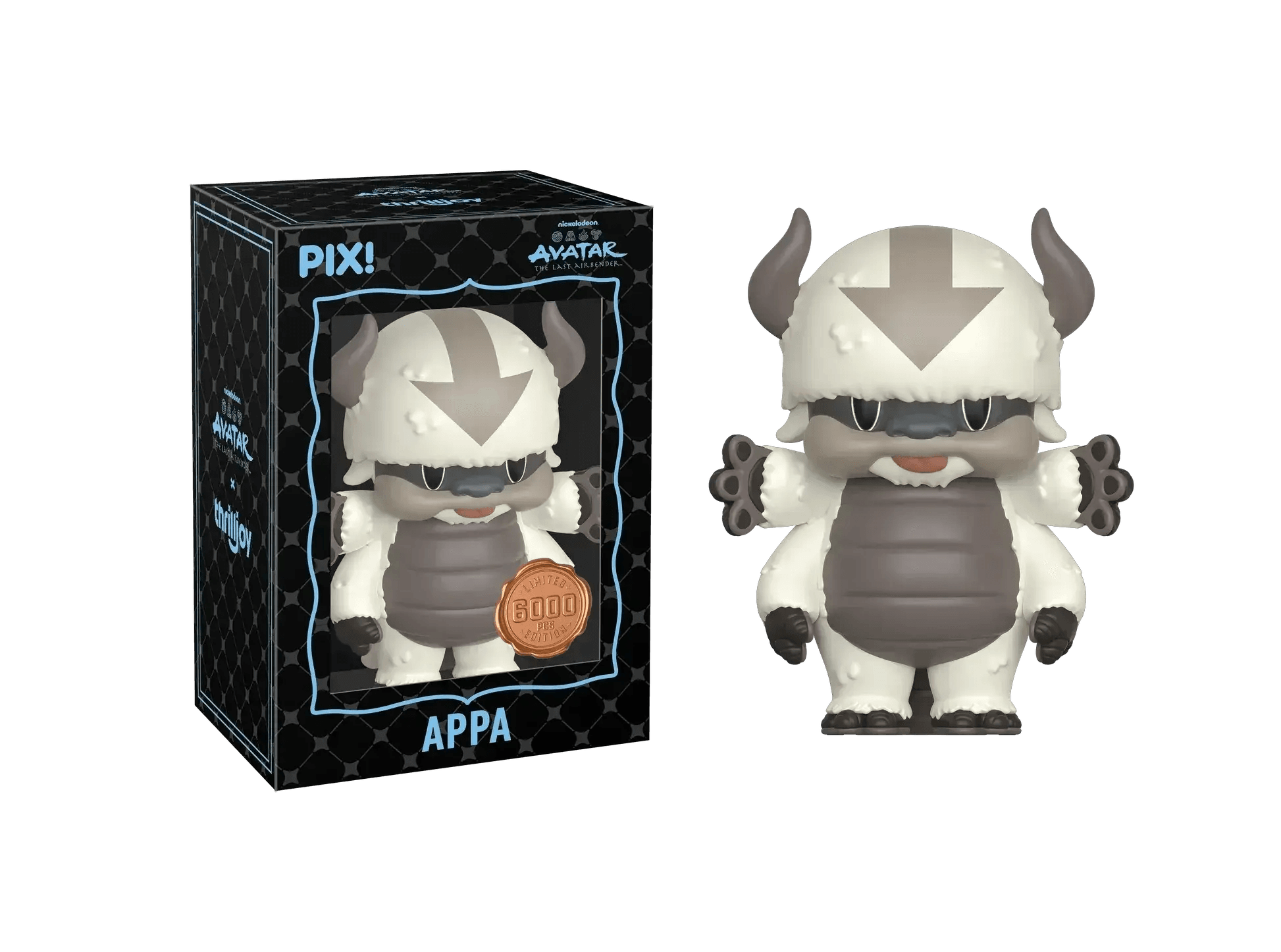 [Thrilljoy] Avatar The Last Airbender - Appa LE6000 PIX Vinyl Figure (1 in 6 Chance at Chase) - ToylandEU