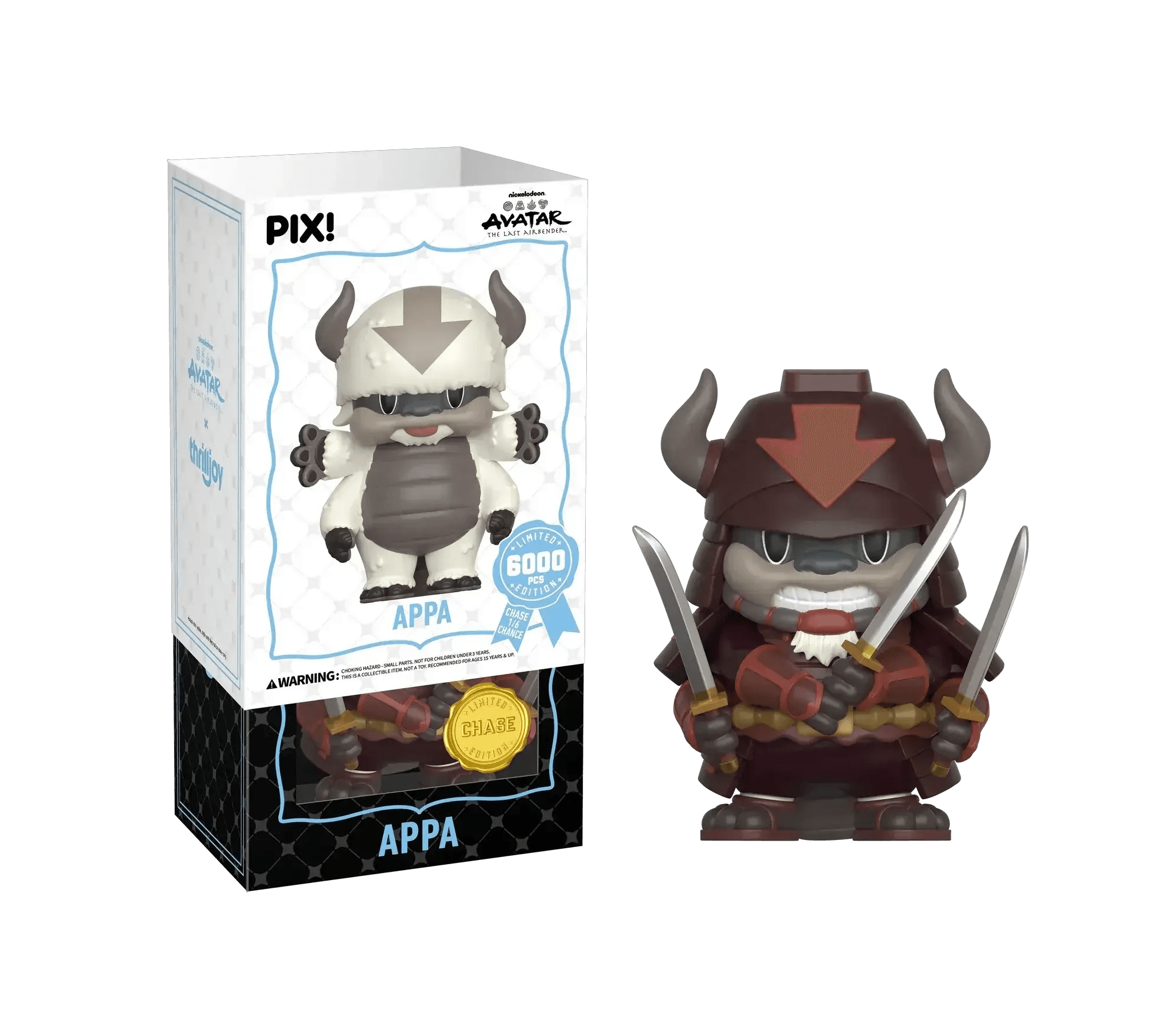 [Thrilljoy] Avatar The Last Airbender - Appa LE6000 PIX Vinyl Figure (1 in 6 Chance at Chase) - ToylandEU