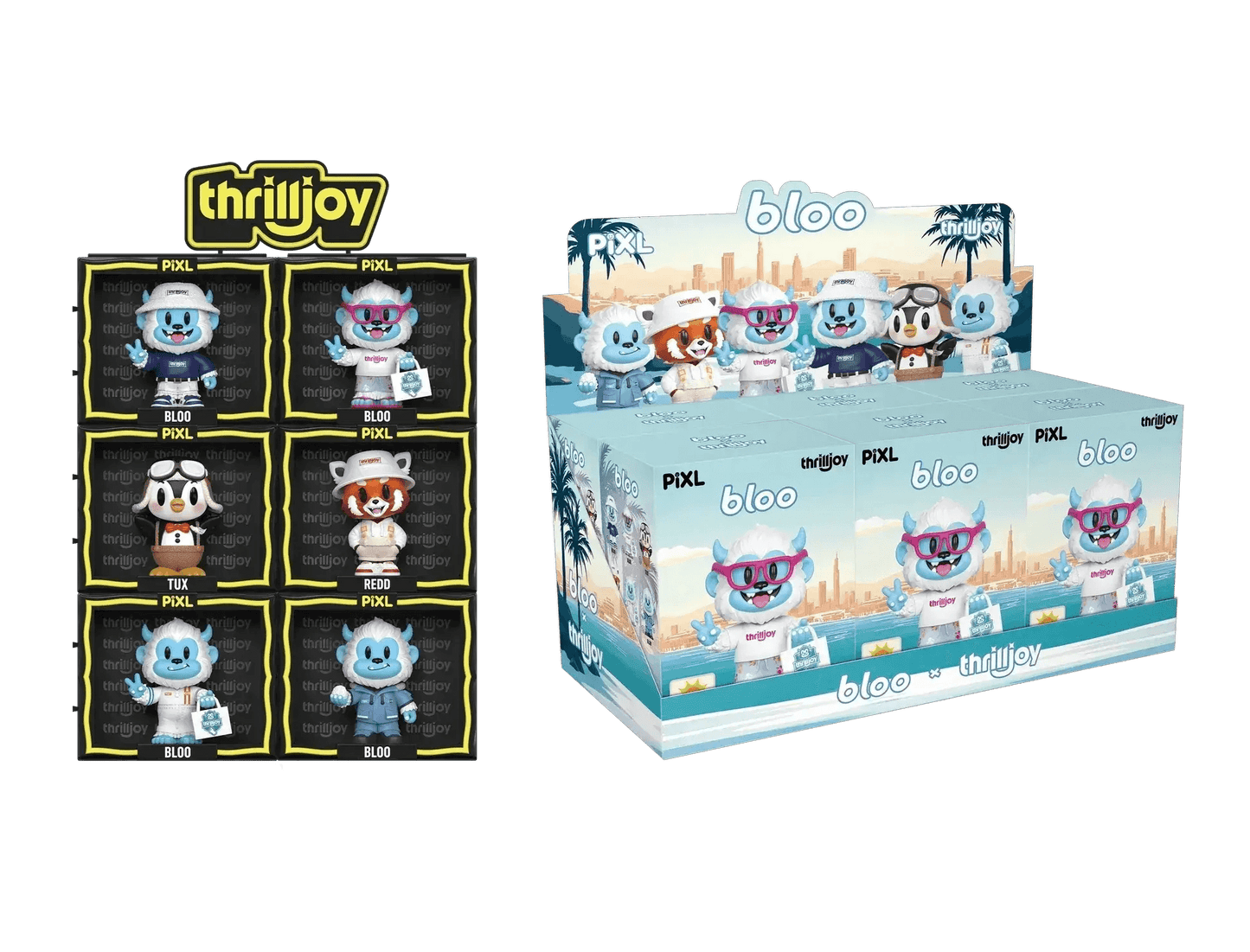 [Thrilljoy] BLOO-niverse PIXL Blind Box Vinyl (Chance at 1 of 300 hyper-rare “chase” pieces will be redeemable for a special 12” MEGA PIX!) - ToylandEU