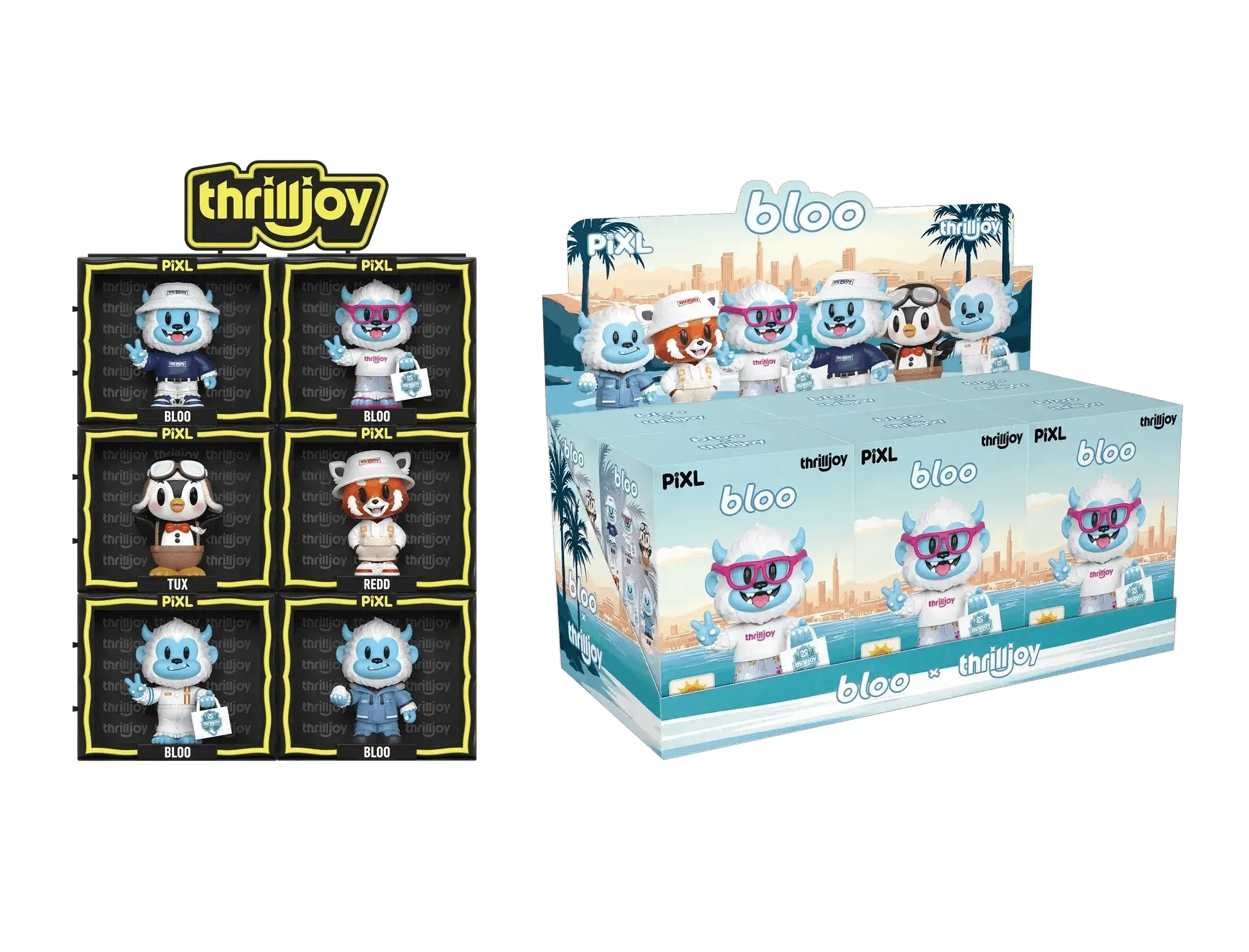[Thrilljoy] BLOO-niverse PIXL Blind Box Vinyl (Chance at 1 of 300 hyper-rare “chase” pieces will be redeemable for a special 12” MEGA PIX!) - ToylandEU