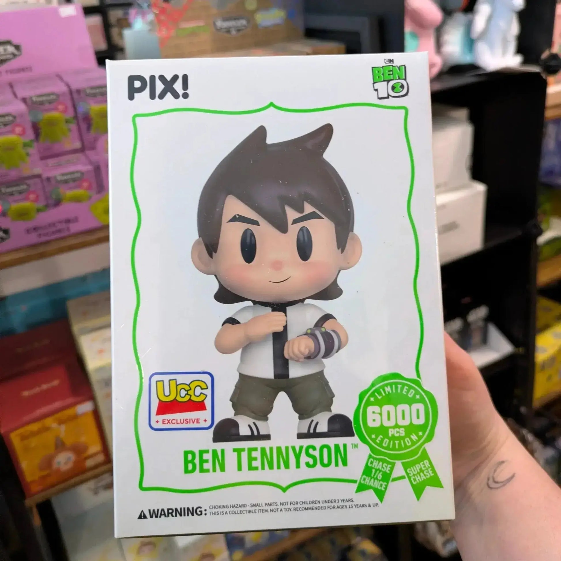 [Thrilljoy] [EXCLUSIVE] BEN 10 - Ben Tennyson LE6000 PIX Vinyl Figure (1 in 6 Chance at Chase) - ToylandEU