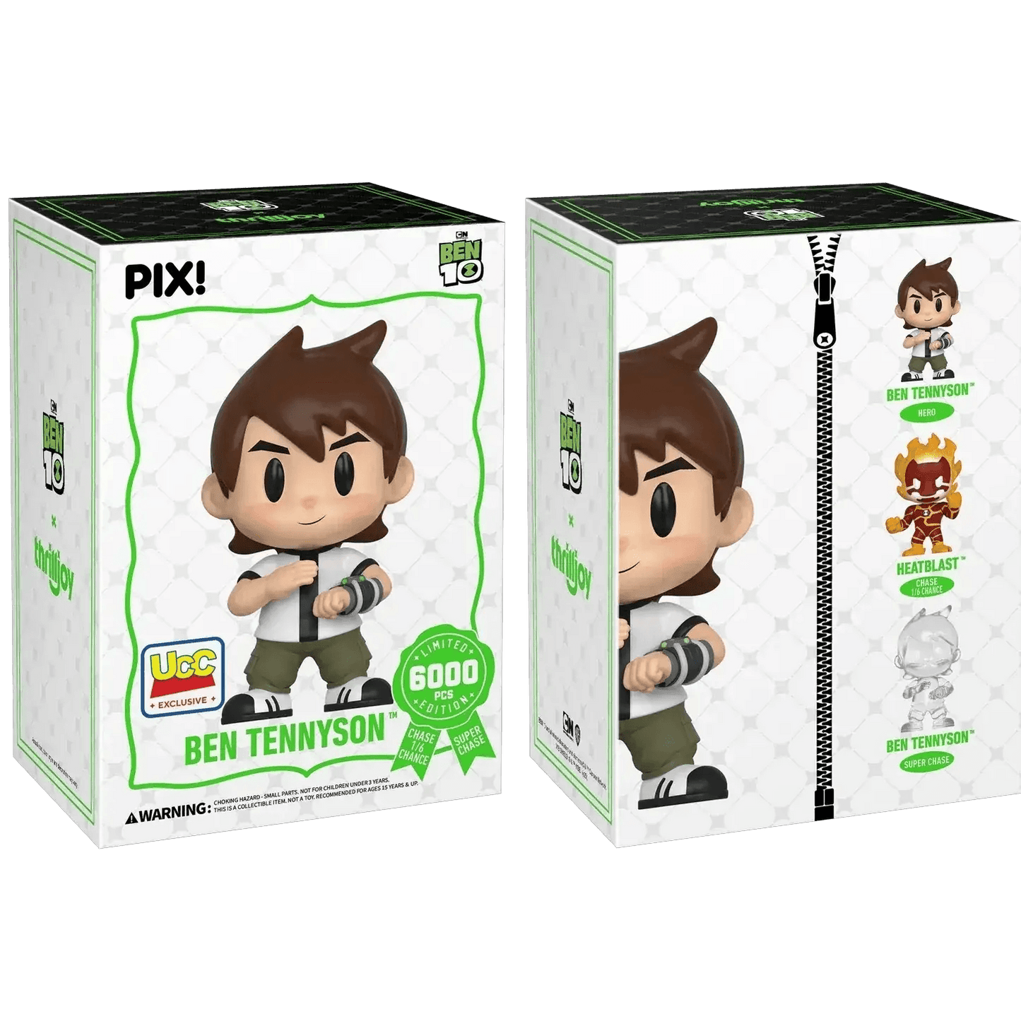 [Thrilljoy] [EXCLUSIVE] BEN 10 - Ben Tennyson LE6000 PIX Vinyl Figure (1 in 6 Chance at Chase) - ToylandEU