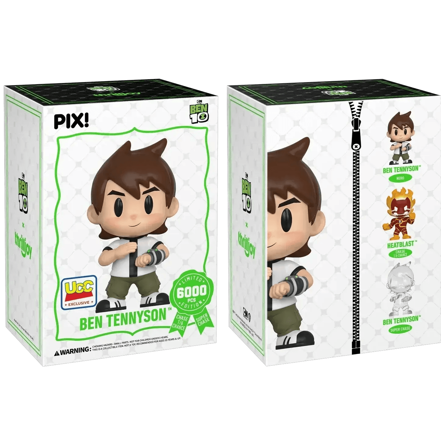 [Thrilljoy] [EXCLUSIVE] BEN 10 - Ben Tennyson LE6000 PIX Vinyl Figure (1 in 6 Chance at Chase) - ToylandEU