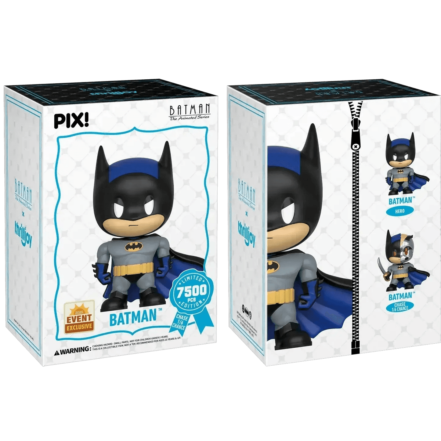 [Thrilljoy] [EXCLUSIVE] Batman the Animated Series - Batman LE7500 PIX Vinyl Figure (1 in 6 Chance at Chase) - ToylandEU