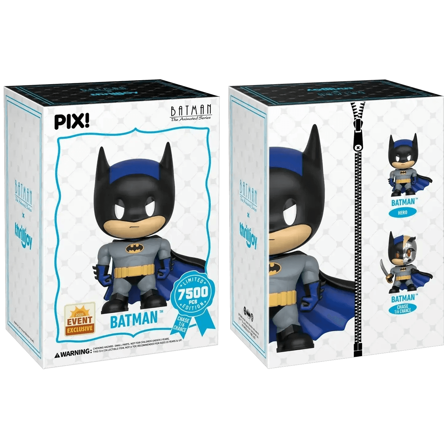 [Thrilljoy] [EXCLUSIVE] Batman the Animated Series - Batman LE7500 PIX Vinyl Figure (1 in 6 Chance at Chase) - ToylandEU